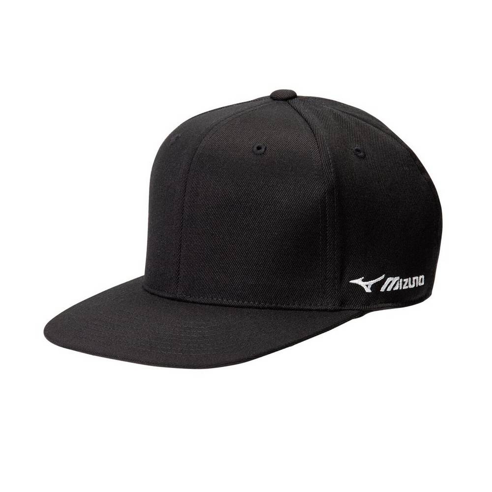 Gorro Mizuno Team Snapback Hombre Negras España BCXT-28617